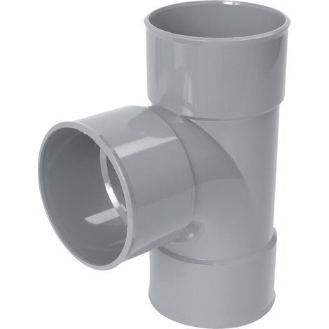 Culotte simple PVC Vidange 90° Femelle Femelle Ø80