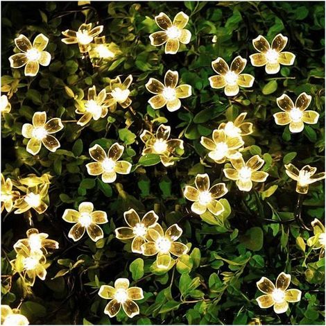Guirlande Lumineuse, 30 m, Solaire, Décor Jardin, Terrasse, Extérieur, Balcon, Mariage, Noël, Fête, Patio, Clôture, Intérieur, Chambre, Allée, Sapin, Ambiance Romantique (1/5)