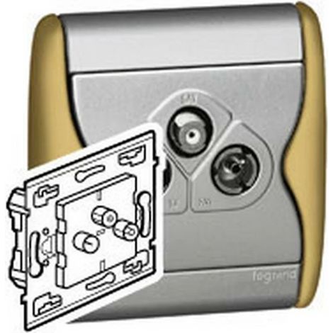 Legrand 84329 - Prise TV-FM-SAT SAGANE
