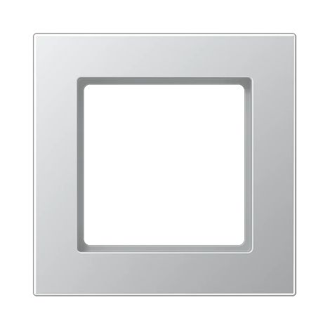 Jung Telaio 1 posto, A 550, termoplastico verniciato, alluminio, montaggio verticale e orizzontale A 5581 BF AL