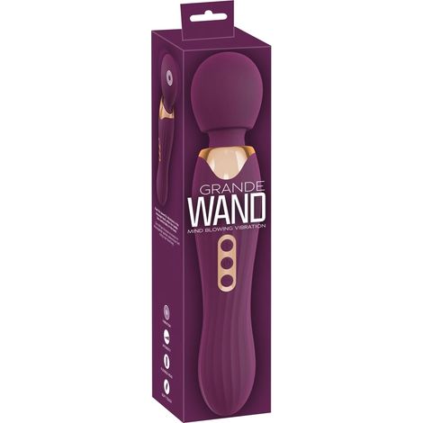 You2Toys - Masajeador grande con cabezal móvil Grande Wand morado (1/5)