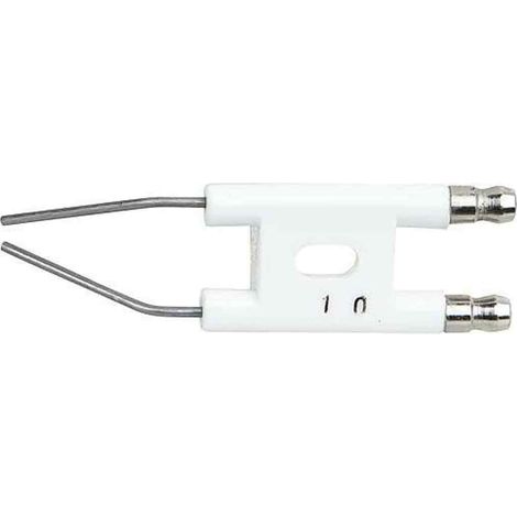 Electrode D Allumage - Pour Modèle HVS 8.2 Z - Compatible Remplacement Direct 4171 - Isolant 25 X 40 Mm - Fils 1.8 Mm - Connexion 6.3 Mm - Lot De 1 (1/5)