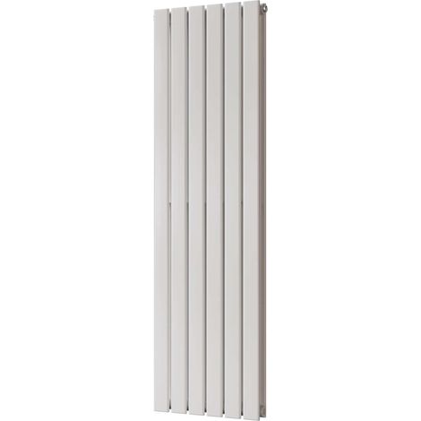 Typhoon - White Vertical Radiator H1400mm x W408mm Double Panel