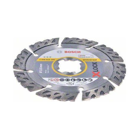 Bosch X-LOCK Disque diamant Best for Universal Turbo 115 x 22,23 x 2,2 x 12 mm - 2608615160 (1/5)