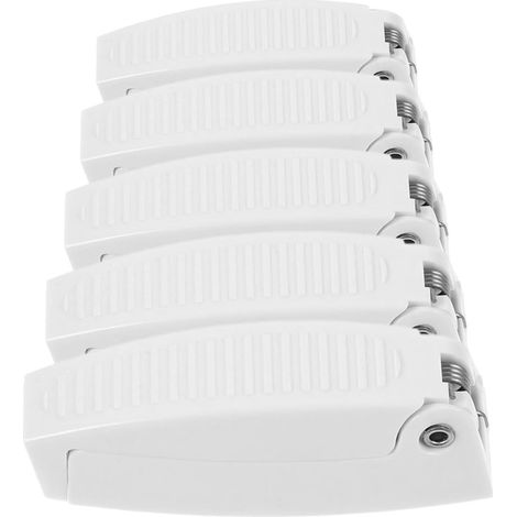 Ensemble de 5 supports en plastique pour loquets porte camping (1/5)