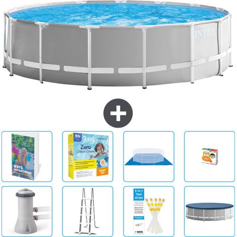 Intex Piscine Prism Frame Ronde - 457x122 cm - 9-pièces  S529