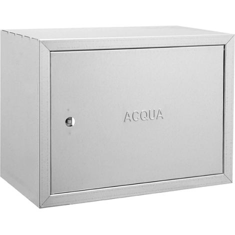 Cassetta in lamiera zincata per contatore acqua l= 400 mm  h= 300 mm   p= 150 mm GEFERPLAST