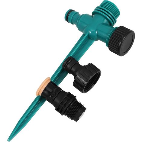 Pics D'arrosage Automatique en Abs Vert, Support D'arroseur en Plastique, pour Serrage et Parterre de Fleurs, Système de Pulvérisation pour er Plusieurs Arroseurs, (1/5)