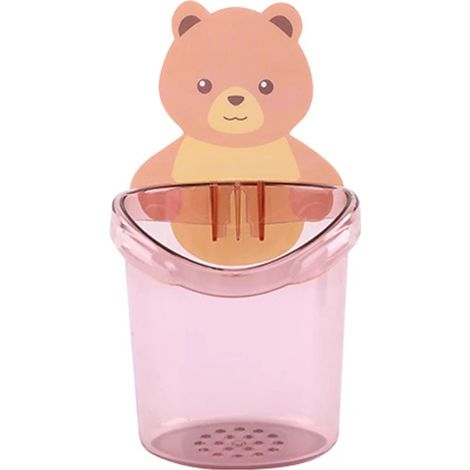Ensemble d'accessoires de salle de bain porte-brosse à dents support de rangement pour dentifrice support mural porte-gobelet pour brosse à dents support pour brosse à dents enfant