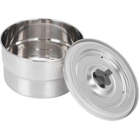Tragbare Lunchbox (600 ml), Lebensmittelbehälter aus Edelstahl 304 für Schule, Picknick und Camping. (1/5)