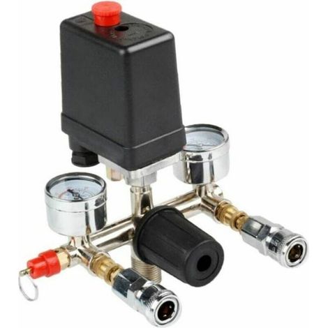 Compresseur D'Air - Triphasé 220 380 V - Pressostat 0 5 0 8 Mpa - Tuyau Échappement 6 Mm - 1 Pièce (1/3)