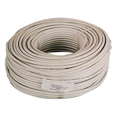 Cavo Multipolare Flessibile Sez 3X2,5 Colore Bianco HO5VV-F Matassa 100 Metri