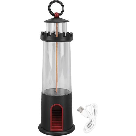 Leuchtturmleuchte 2200K Warmweiß, USB-Ladefunktion, tragbare Campinglaterne mit Magnetfuß