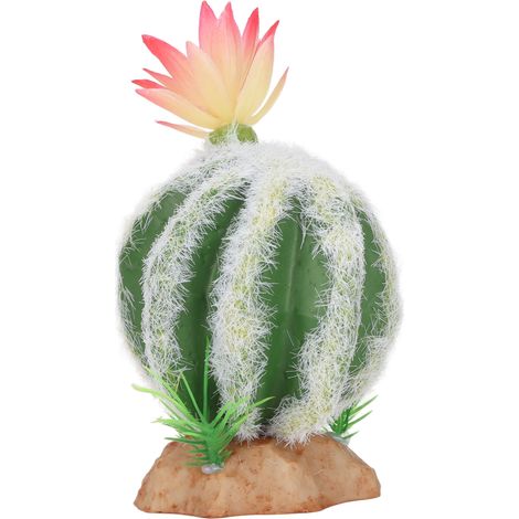 Cactus artificiels décoratifs très réalistes pour terrarium, aquarium ou vivarium. (1/5)
