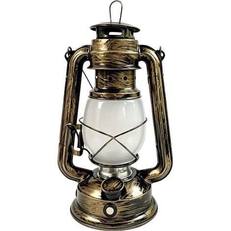 Lanterne vintage pour chevaux, lampe de camping portable LED rechargeable, lampe d'éclairage de secours rétro pour tente. (1/5)