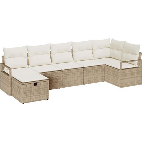 Maison Exclusive - Set di divani 5 pz polyrattan (1/5)