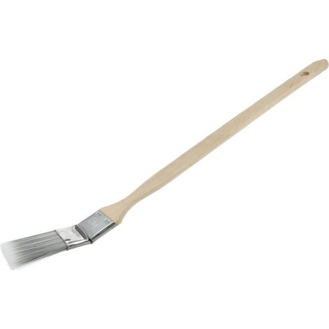 Pinceau d'angle 25 mm mélange soies PBT gris-blanc