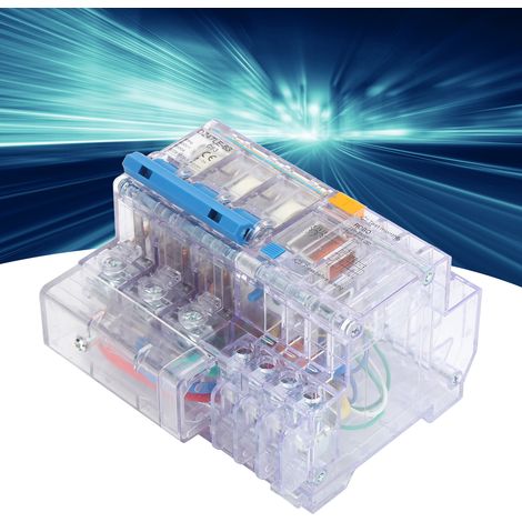 DZ47LE-63 3P+N C63 Miniatur-Fehlerstromschutzschalter, transparent, Miniatur-Haushaltsschalter, transparenter Fehlerstromschutzschalter (1/5)