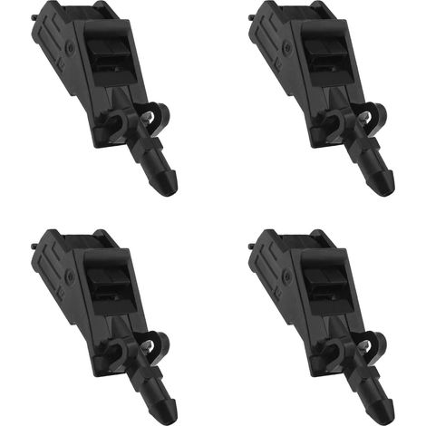 4 x Front Windscreen Washer Nozzles 6RD955985 6E0955985A Windscreen Wiper Spray Jet Compatible with Golf Borra MK4 Passsat B5 Polo (1/5)