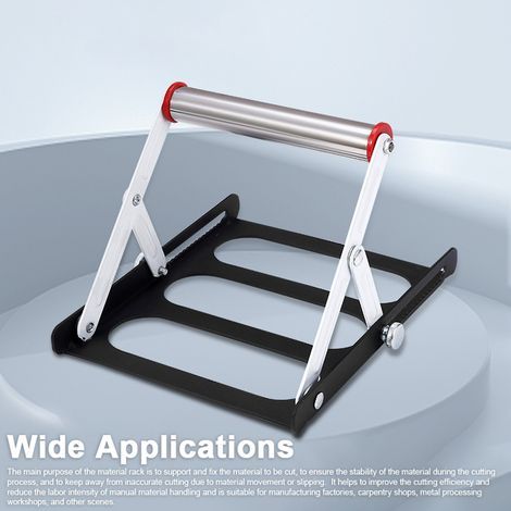 Height-adjustable cutting machine (55-135mm), material support, multifunctional tripod, foldable auxiliary stand (1/5)