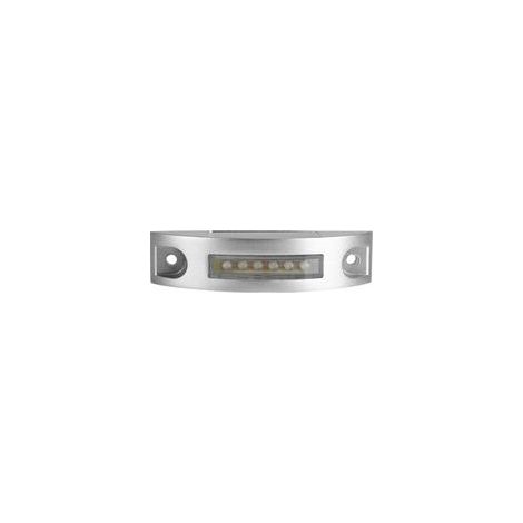 Lampe solaire LED bleue étanche en aluminium pour allée extérieure (1/3)