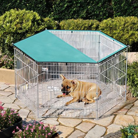 Barrière pour chien en métal Poliester 120 x 120 x 60 cm (1/5)