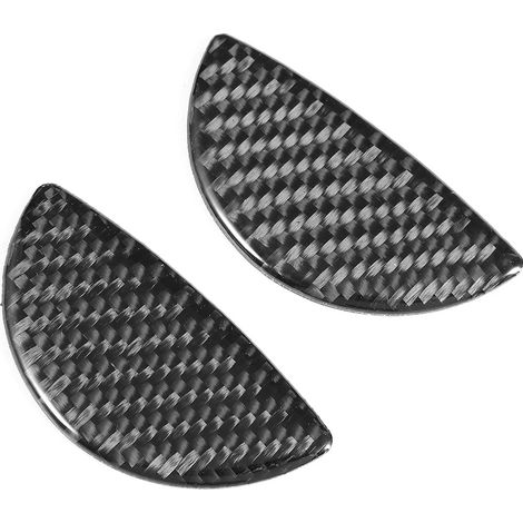 Lot de 2 autocollants de garniture pour poignées de porte intérieures de voiture en fibre de carbone, compatibles avec Mini Cooper R55/R56/R60 (1/5)