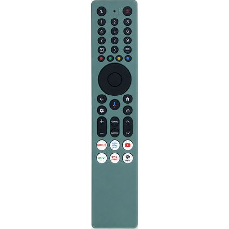 Housse en Silicone Grise pour Télécommande TV Compatible TCL RC833A, Antichoc, Antipoussière, Phosphorescente (1/5)