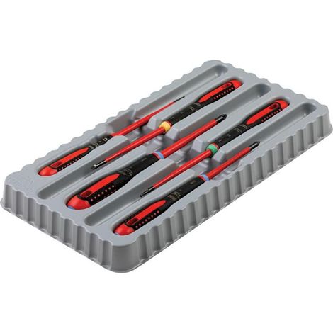 Bahco BE-9872SL BE-9872SL ERGO Slim VDE Insulated Screwdriver Set, 5 Piece BAH9872SL