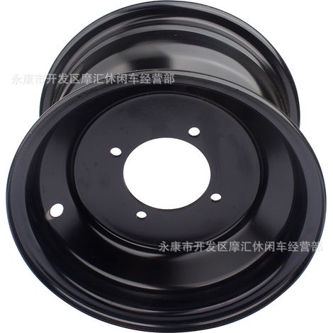 ATV 4WD ATV Go-Kart Parts 19X7.00-8 inch Steel Wheels, Four-Hole Wheels, Steel Rim Tires (1/5)
