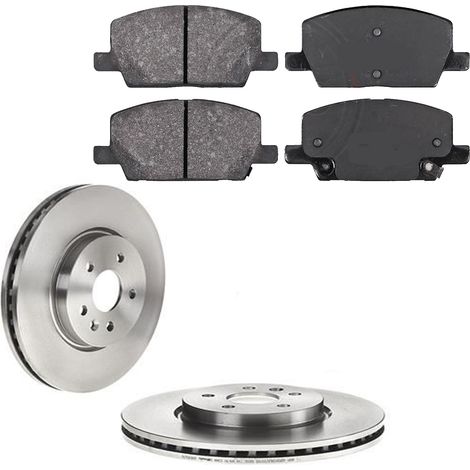 KIT FRENI ANTERIORI compatibile con OPEL MOKKA / MOKKA X (J13) - DISCHI + PASTIGLIE OEM: P 07 012 , P 59 077 / 18303 /SOSTITUZIONE DIRETTA/BASSA POLVERE/SILENZIOSO (1/5)
