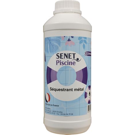 Séquestrant Métal Neutralisation des ions métalliques - Bidon de 1L - SENET Piscine (1/3)
