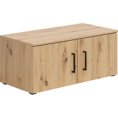 Mömax Aufsatzschrank Multistauraum Eiche Artisan hängend/stehend (1/5)