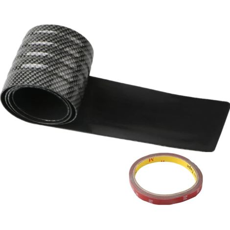 Protection de pare-chocs arrière universelle en fibre de carbone et caoutchouc anti-rayures pour voiture, pickup, SUV, camion, 104cm / 41" (1/5)