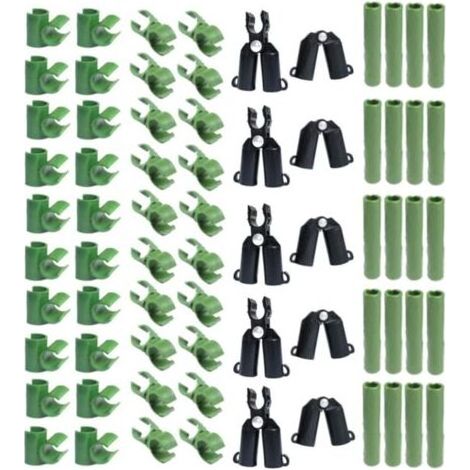 70 connecteurs réglables en plastique pour treillis de plantes - 11 mm (1/4)