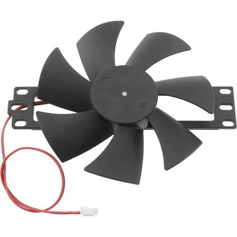 Ventilateur Cuisine - 18 V - Longueur 14.4 Cm - Diamètre Pale 11 Cm - Trou 2.3 Cm - Câble 30 Cm - Universel Faible Bruit - Noir - 1 Pièce (1/5)