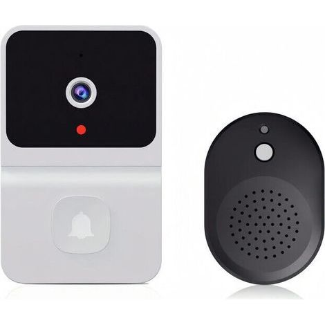 Sonnette sans fil, caméra vidéo, sonnette intelligente, adaptée à un usage domestique, facile à installer (1/4)