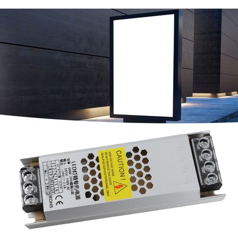 Alimentation à découpage pour bande LED ultra-mince 12 V/24 V 60 W, caisson lumineux publicitaire en cascade WCB-24V-60W (1/5)