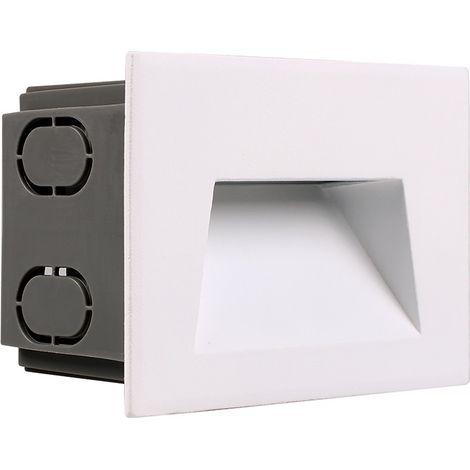 FARETTO LED SEGNAPASSO DA 5W PER INTERNI ED ESTERNI CON LUCE BIANCA NATURALE 4000K - PERFETTA PER GIARDINI SCALE E VIALI