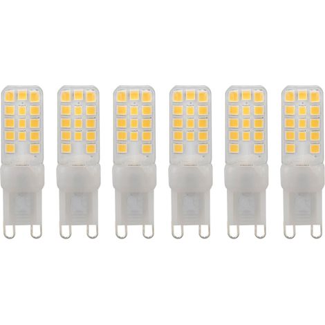 de 6 ampoules LED G9 dimmables 5W 450LM 28 LED culot G9 en (1/3)