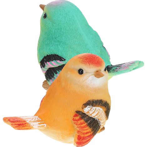 Stück Vogelstatue Aus Harz Als Gartenornament Simulierte
