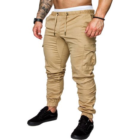 Pantalon Cargo Homme - Jogging Sport 6 Poches - Coton Extensible Respirant - Loisir Travail Plein Air - 1 Pièce (1/5)