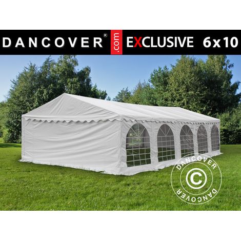 Partyzelt Exclusive 6x10m PVC 900, Weiß - Dancover (1/5)