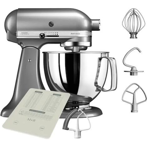 KitchenAid Artisan Mixer 125 Contour Silver with FREE Gifts