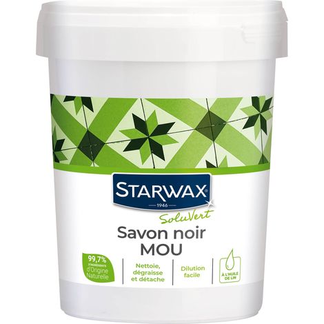 Savon noir mou à l'huile de lin 1kg STARWAX SOLUVERT (1/7)
