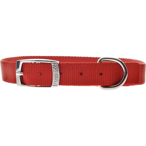 Collare in nylon per cani: 1 x 28 cm - Marrone (1/2)