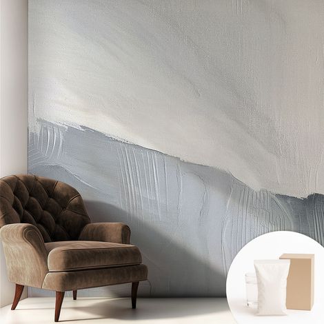 Papier peint intissé avec imprimé installation simple qualité excellente sans désordre - Colle incluse gratuite Textures subtiles 250x250 cm (1/5)