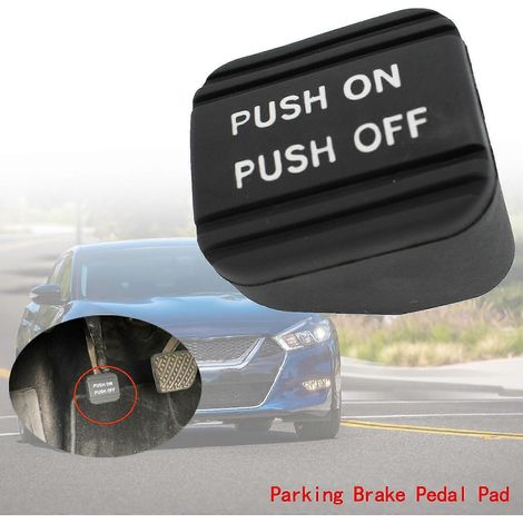 Couvre-pédale de frein à main en caoutchouc noir pour Nissan Quest, Maxima, Altima, Titan, Rogue, Pathfinder, Armada, Leaf 465313ta0a - Pédales (1/5)