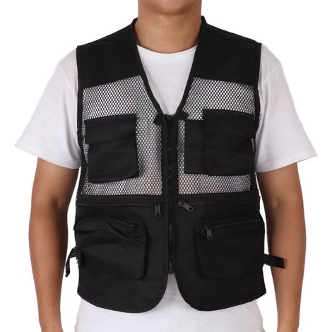 Veste Tactique Respirante Noir pour Outdoor, Chasse et Trekking