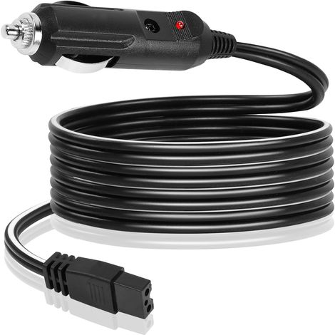 12V Auto Vehicle Cooler Cable Car Cigarette Lighter Socket Cool Box Mini Refrigerator Power Adapter Extension Cable (3M/10FT) (1/5)